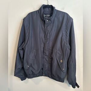 Dryjoys By Footjoy Black Golf Windbreaker Jacket L